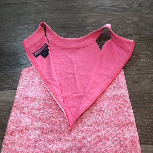Vineyard Vines By Shep Ian Pink Pineapple Print Scalloped Hem Girls Size 10 - Picture 7 of 11